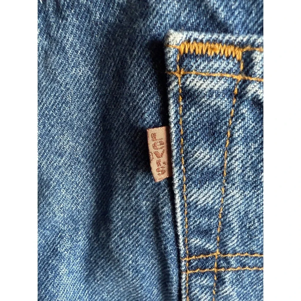 Levis 540 Relaxed Fit Jeans Mens 44x32‎ Blue Medium Wash Orange Tab Vintage 90s